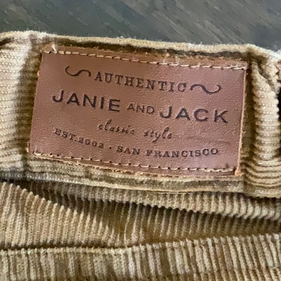 3T Janie and Jack French Bulldog Corduroy Pants with Adjustable Waist - Picture 6 of 7
